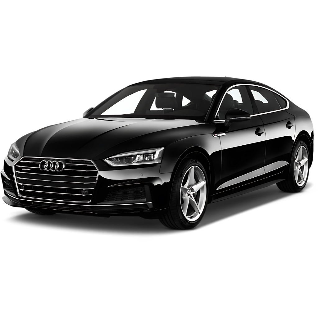 AUDI Car Service India with white background and text