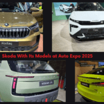 Skoda With Its Models at Auto Expo 2025