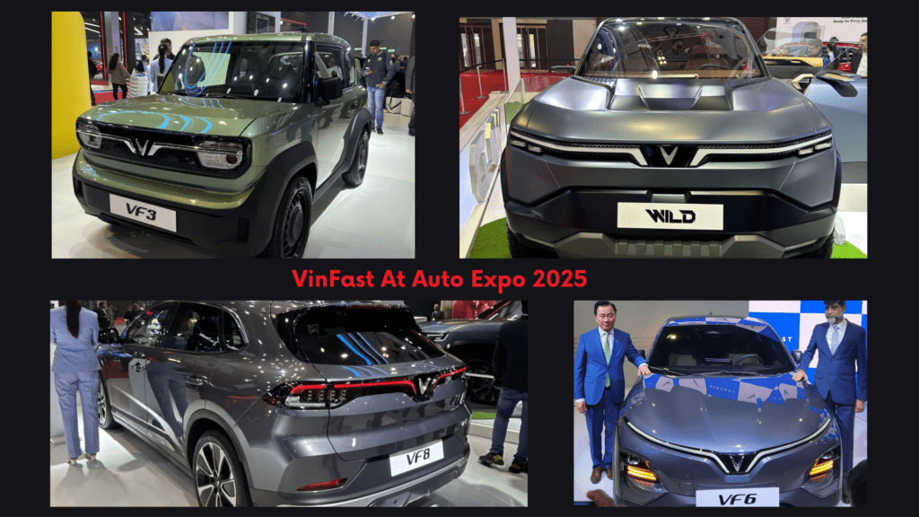 VinFast At Auto Expo 2025 6 Electric SUVs And 1 Electric Pickup Truck Concept Introduced