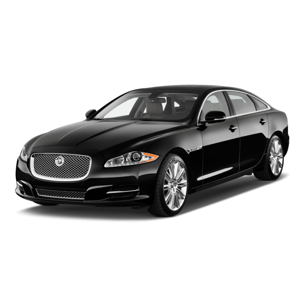 Jaguar black car with a white background Carzfixup