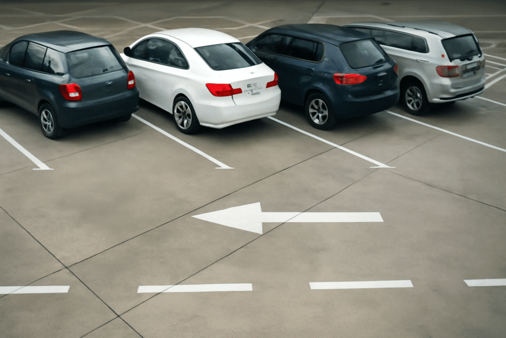 how much space required for car parking